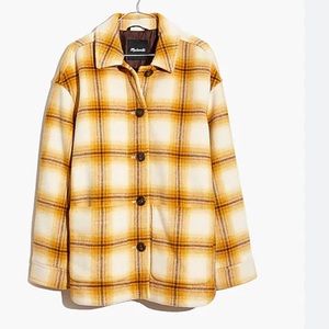 Madewell Walton berean plaid shirt jacket XS
